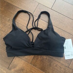 NWT Athleta Black Strappy Bralette - Women Intimates- medium